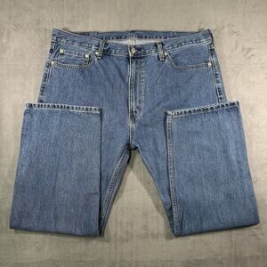 Levi’s 505 Jeans Blue Men’s 42x29 Denim Straight Leg Classic Casual